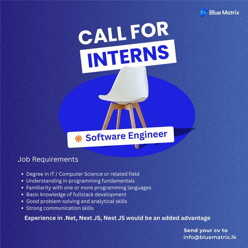 Job Vacancy — Join our team